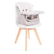 Tutti Bambini Kompletan set 11u1 hranilica i stolica (od rodenja do 12 godina) – krem / Skandinavski orah