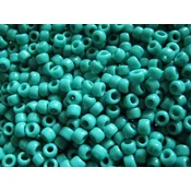 Kašaste perle (seed beads) 4 mm mat tirkizna