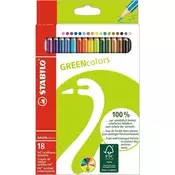 Stabilo Greencolors set 18 obojenih olovaka 6019/2-18