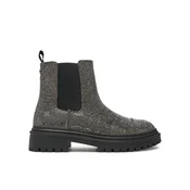 Gležnjarji Chelsea Steve Madden Moonlit SM11003468 Srebrna