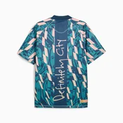 PUMA Manchester City Ftblstatement Retro Jersey Men, Marine Blue/Turquoise Surf