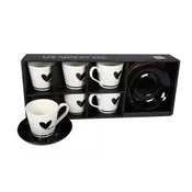 Sigma Set šoljica za kafu 180ml 6/1 porcelan Srce rxg-n24106d