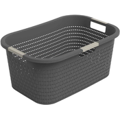 eoshop Košara za čisto perilo DRŽAVA 40 L/antracit