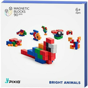 Pixio Magnetni bloki Bright Animals