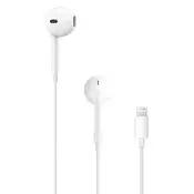 Apple slušalke EarPods, priključek Lightning, bele