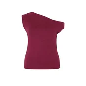 Trendyol Curve Ženska bluza Tbbss25Af00029, Bordo