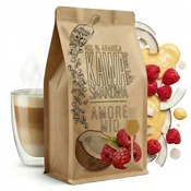 Aromatizirana kavna zrna AMORE MIO kokos malina oddelek 1 kg
