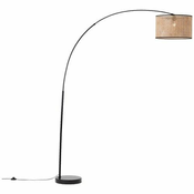 Brilliant - Stojeca lampa WILEY 1xE27/60W/230V crna/bež