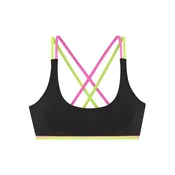 BUFFALO Bikini zgornji del  limeta / roza / črna