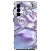 Silikonski črni ovitek za Samsung Galaxy A57 5G - Iridescent bubbles