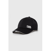 Kapa sa šiltom Karl Lagerfeld boja: crna, s tiskom, 542122.805616