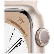 Apple SAT pametni, 1.9 LTPO OLED zaslon, vodootporan BT, WiFi - Watch Series 8 GPS 45mm Starlight