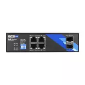 BCS-B-ISP04G-2SFP – omrežni preklopnik (switch), 4x 10/100/1000 Mbps (UTP) + 2x SFP