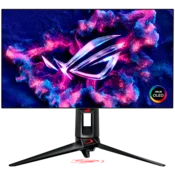 ASUS ROG Swift OLED PG27AQDP gaming monitor - 67.3cm (27/26.5 vidno), QHD (2560 x 1440), WOLED, 480Hz, 0.03 ms (GTG), G-SYNC kompatibilen, HDR 400, 99% DCI-P3 - 90LM0A20-B01A70