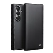 Usnjen ovitek za Samsung Galaxy Z Fold7, črn