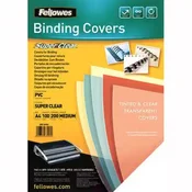 Folija za koricenje Fellowes 5376102 PVC A4 200 mic providna