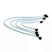 SUM Supermicro 4 x Round SATA cable 0.56 m Black, Blue, White