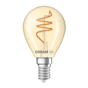 OSRAM LED Vintage E14 4,9W 922 kapljično spiralno žarilno nitko zlate barve - zlato prosojna - Steklo
