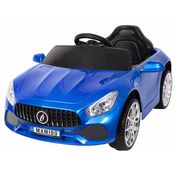 Avto na akumulator Cabrio Fast Wing lakirana modra
