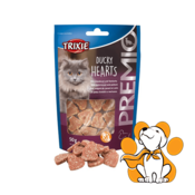 Trixie Premio Ducky Hearts Poslastice Za Macke, 50g, Sa Pacijim Prsima