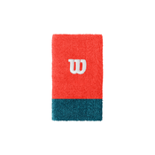 Wilson EXTRA WIDE W WRISTBAND, teniški znojnik, rdeča WRA7335