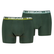 2PACK Mens Boxer Shorts HEAD Green