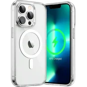 MAGNETNI OVITEK ZA IPHONE 12 / 12 PRO PROZORNO OVITEK + STEKLO