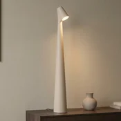 Vibia LED baterijska namizna svetilka Africa, višina 40 cm, svetlo bež - Dnevna soba/jedilnica - Dizajn - Kovina