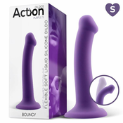 DILDO Action Bouncy Hiper Flexible Purple 6,5