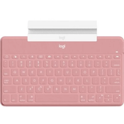 LOGITECH Tastatura Keys-to-go Ultra-light, Ultra-Portable Bluetooth za iPhone, iPad, Apple TV i Mac - roze - UK
