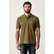 Emporio Armani polo majica moška bombažna z elastanom