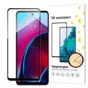 HURTEL Kaljeno steklo za Motorola Moto G Stylus 2022 9H za celoten zaslon s črnim okvirjem Kaljeno steklo