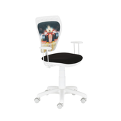 NOWY STYL Decija radna stolica Ministyle White Formula, Šarena