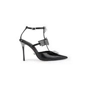 Usnjene visoke pete Kurt Geiger London Bow Point Gladiator Court