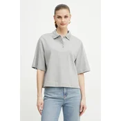 Marella Polo majica Gonzaga 2513951014 Siva Relaxed Fit
