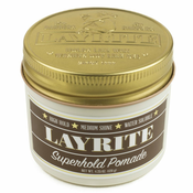 Layrite Superhold Pomade pomada za lase za zelo močno pritrditev 120 g