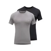 Emporio Armani Majica siva/črna