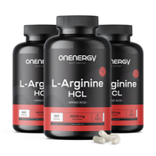 3x L-arginin HCL 4500 mg, skupaj 1095 kapsul