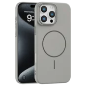 Rigid Silicone MagSafe maska za iPhone 16 Pro – siva