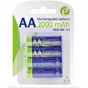 Gembird Rechargeable AA instant batteries (ready-to-use), 2000mAh, 4 pcs blister pack