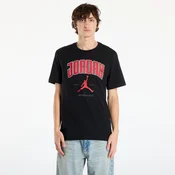Majice Jordan Mens T-shirt Black/ Gym Red/ Gym Red M