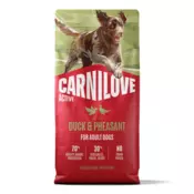 Carnilove Dog Active Adult, briketi - raca in fazan 12 kg