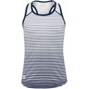 Majica kratkih rukava za djevojčice Wilson G Team Striped Tank - blue depths/white