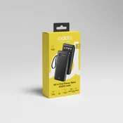 Powerbank Adda Collins PB-008-BK, 10000mAh, Micro USB i Type-C ulazi, USB-A Type C Micro i 8pin izlazi, 2.1A, crna PB-008-BK