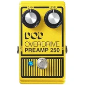 DOD 250 Overdrive True Bypass Preamp Pedal Kitarski efekt (Kot novo)