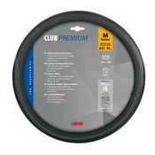 Steering Wheel Cover Club Premium M (black, diameter 37-39 cm)