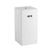 Koš za perilo LUXURY 30x61,8x30cm, bel - Bela - 300x618x300 mm - Gedy - LUXURY - 24 - Sintetično usnje - Koš za perilo - Kvadratni - 300 - 618 - 300 - 14
