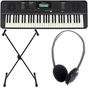 Klavirski set: električna klaviatura s stojalom in slušalkami MK-201 Startone