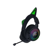 Razer Kraken Kitty V3 Pro Black - Wireless RGB Kitty Headset for Gaming