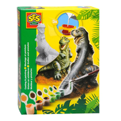 SES kreativni set Ustvarjam z mavcem, Tiranozaver